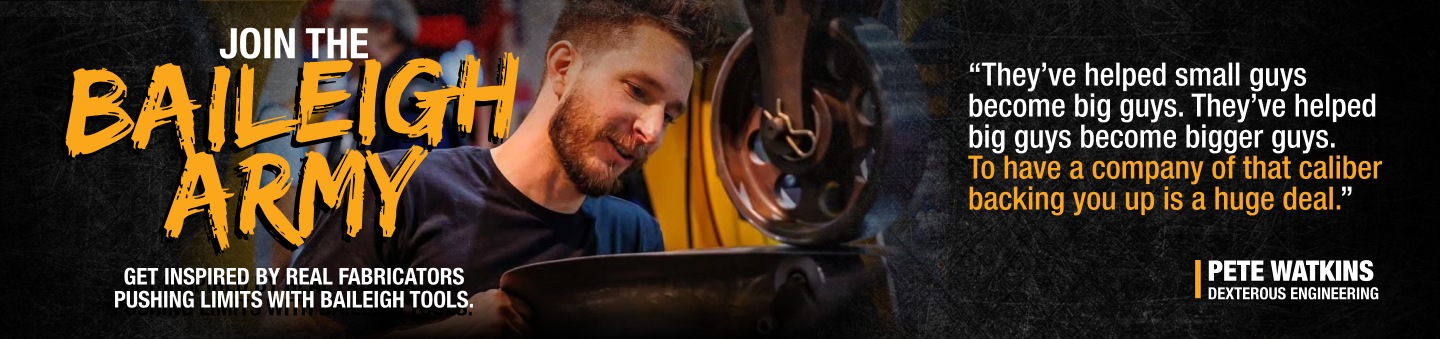 Join The Baileigh Army - Get inspired by real fabricators pushing limits with Baileigh tools