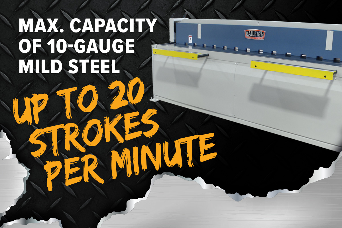 120-Inch Hydraulic Sheet Metal Shear (SH-12010)